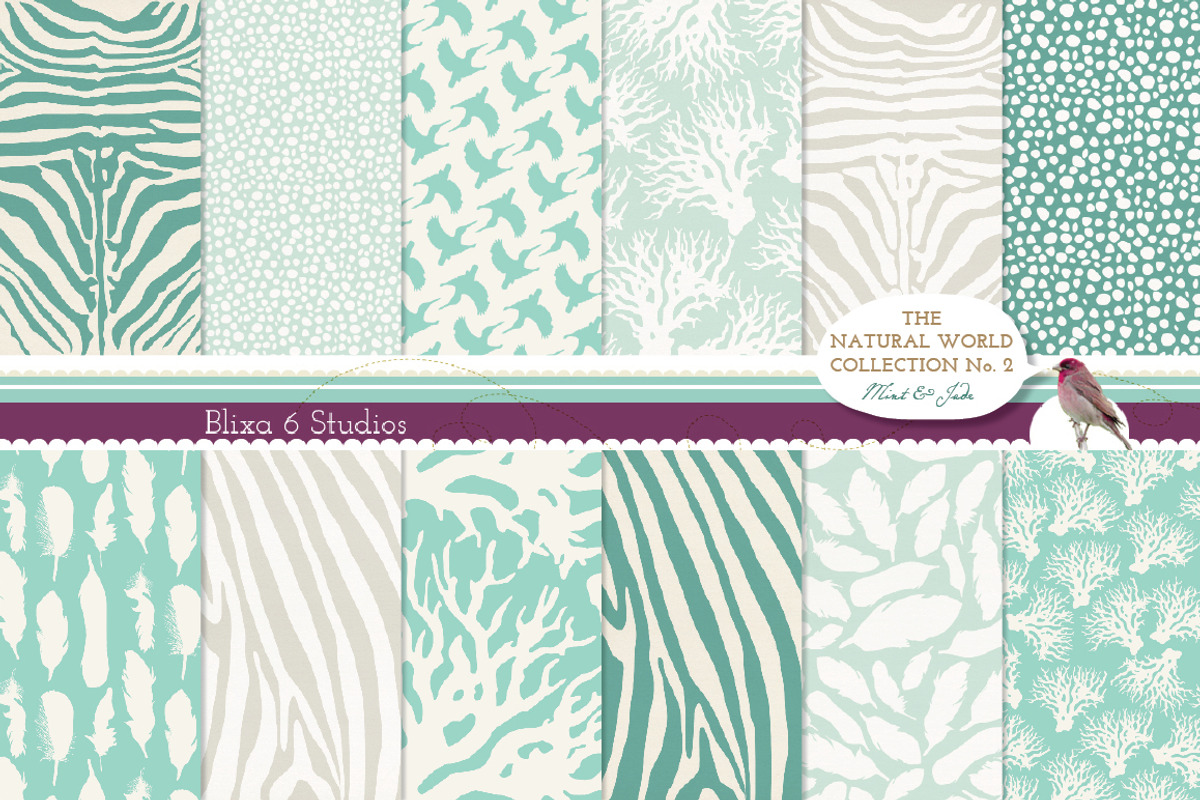 36 Natural Animal Pattern Bundle preview 3