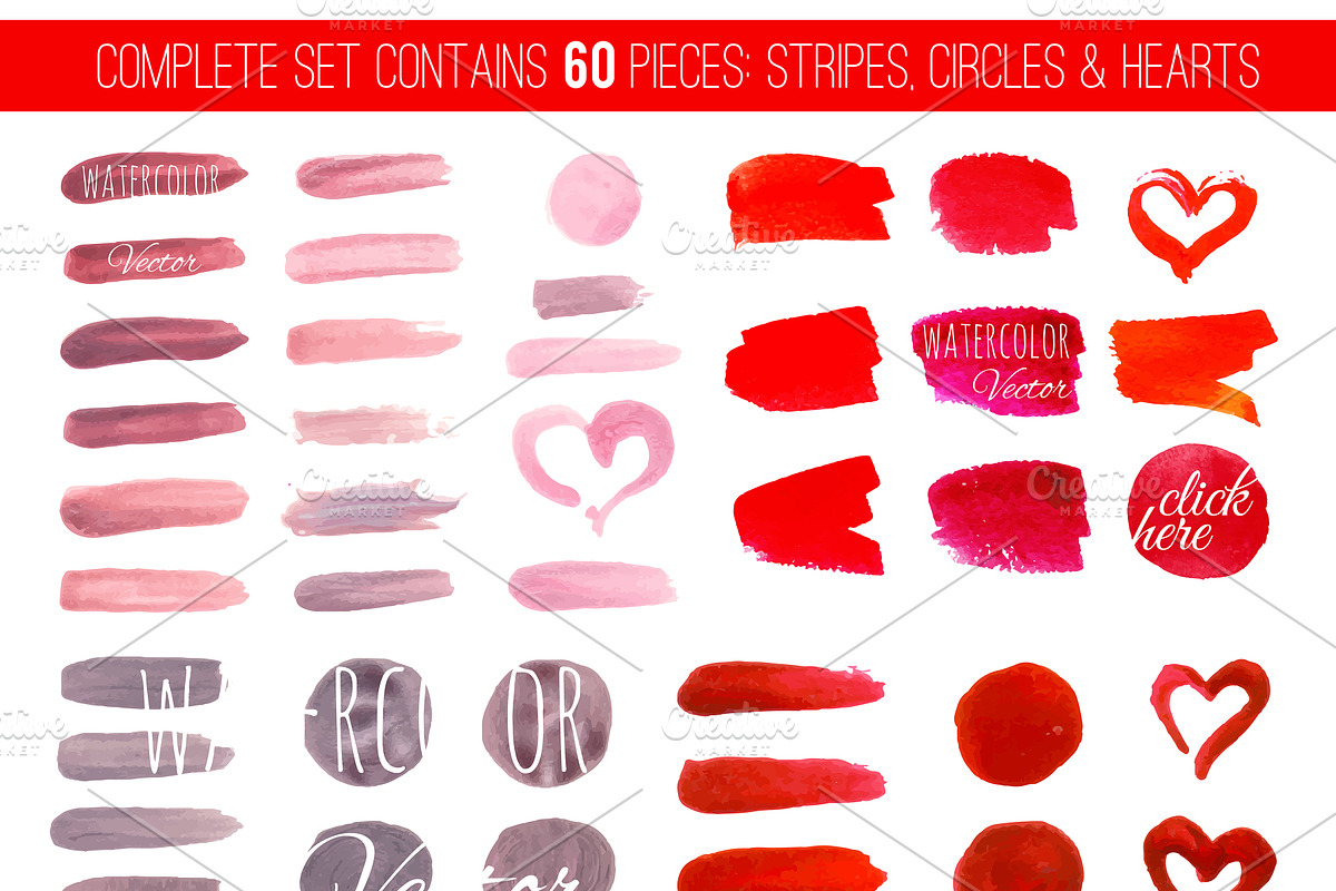 Valentine's day disign elements, a Texture Graphic by Margo Miller (Photo 1 of 5)
