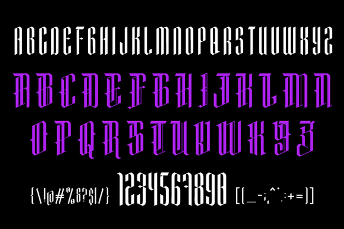 Mementomori Typeface preview 5