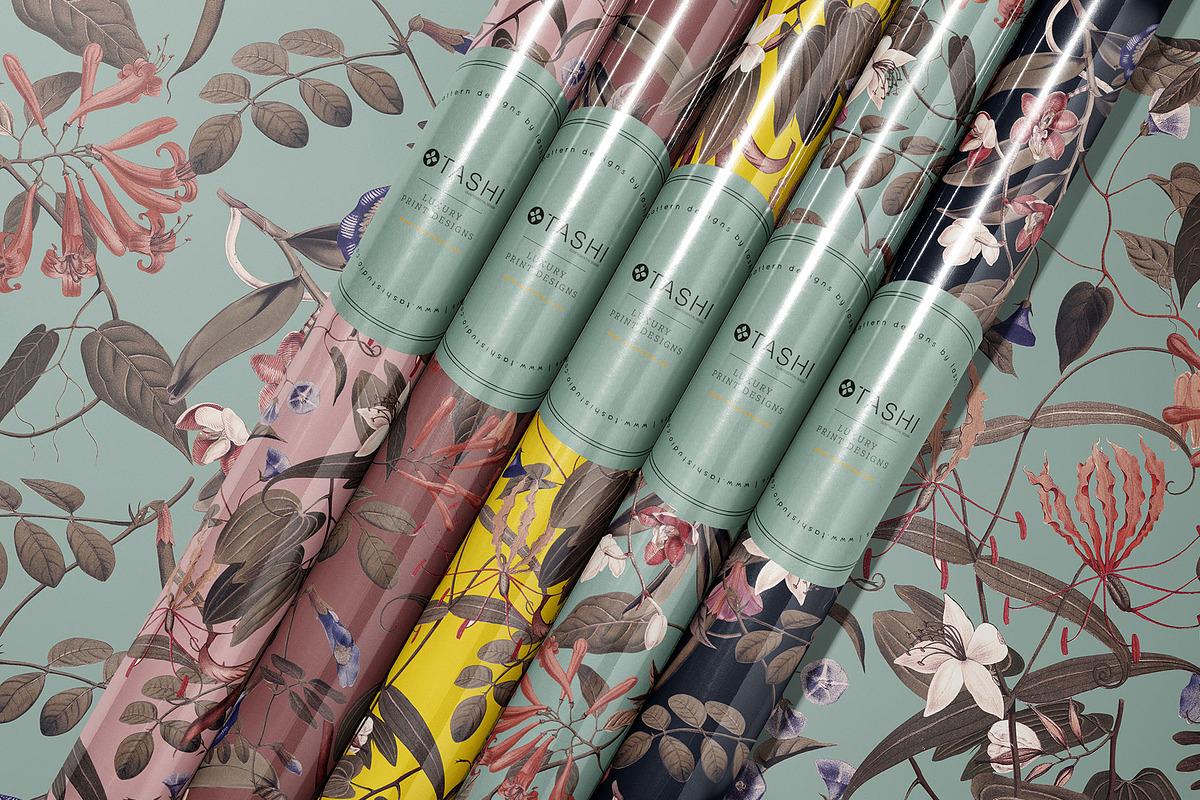Botanique Luxe Pattern Designs, a Pattern Graphic by TSTUDIO (Photo 10 of 12)