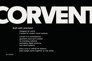 Corvent – Geometric Sans Serif, a Sans Serif Font by Hasbi Creative (Thumbnail 11 of 19)