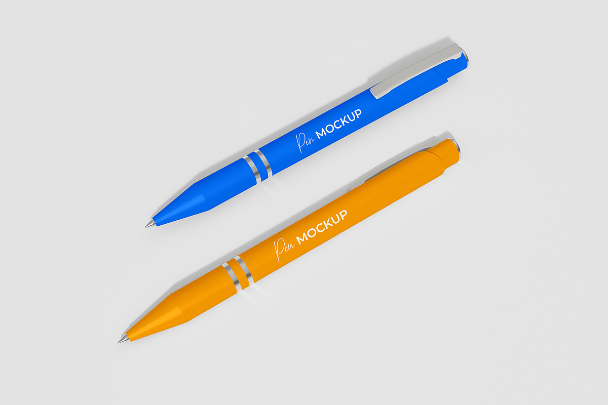 Ballpoint Pen Mockup Set Template
