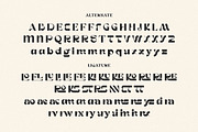 Granbury - Modern Bold Sans, a Sans Serif Font by Cruzine (Thumbnail 7 of 8)