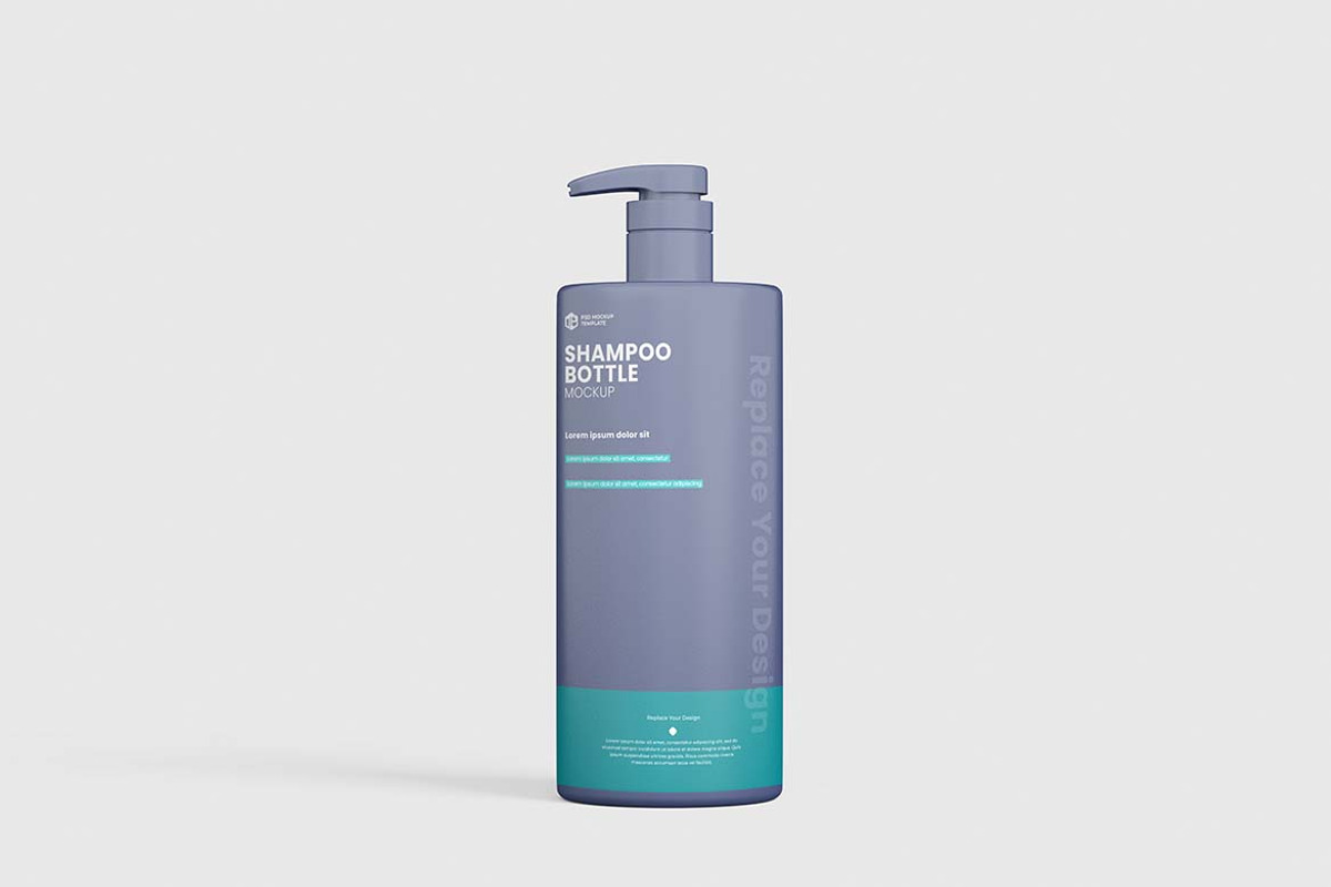 shampoo bottle mockup, a Packaging Mockup by tiyasprabawa (Photo 2 of 5)