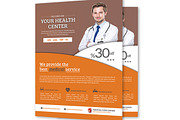 Medical & Health Flyer, a Flyer Template by TheGraphicsWorld (Thumbnail 1 of 4)