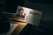 Business Card In The Shadow Mockup, a Product Mockup by Designer Dude (Thumbnail 1 of 2)