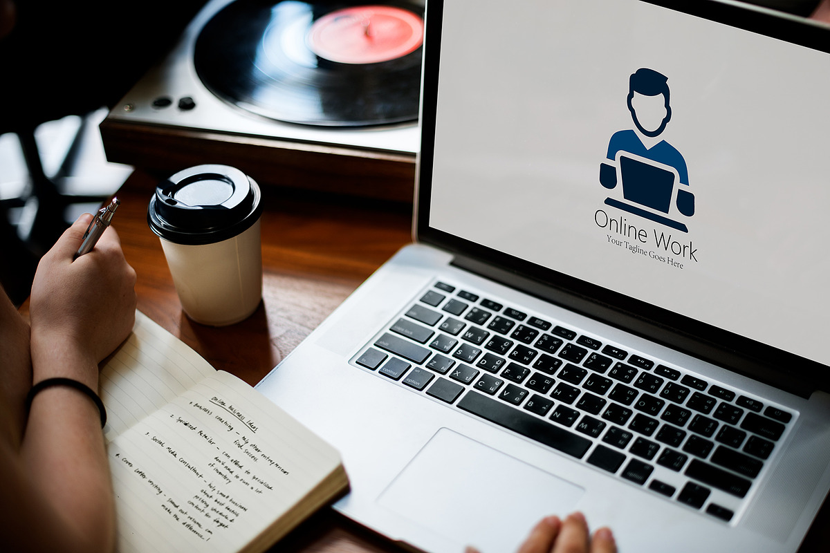 Freelance & Online Work Logo, a Branding & Logo Template by YUDesignStore (Photo 7 of 7)