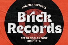 Brick Records - Retro Serif