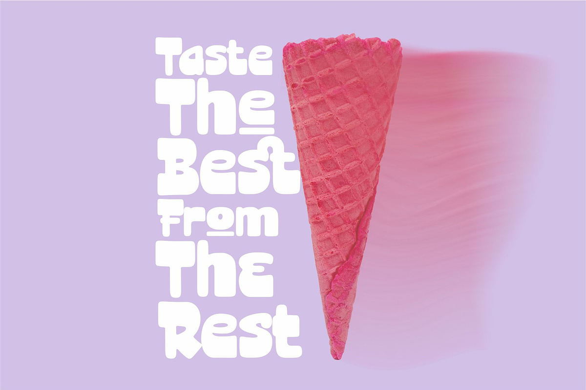 HOLYCRISP – GROOVY PLAYFULL DISPLAY, a Sans Serif Font by Havinkpen (Photo 4 of 16)