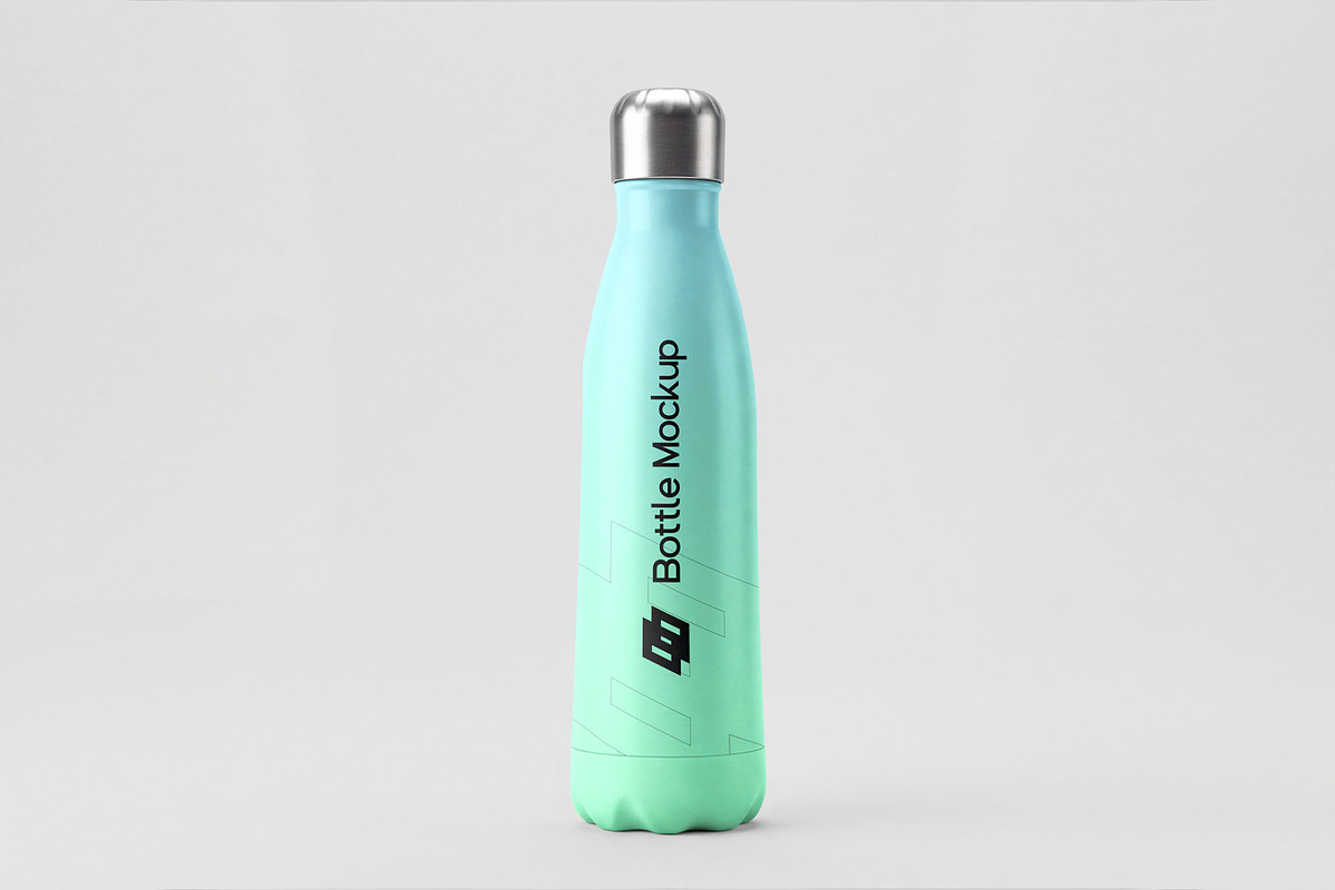 Sport Water Bottle Mockup Template