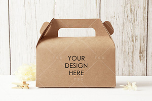 Favor Box / Sticker Mockup Bundle