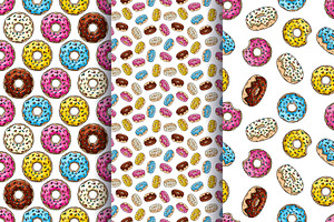 24 Donuts Patterns