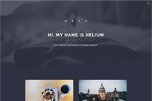 Helium Blog Ghost Theme