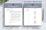 Executive Resume, CV Template, Cover, a Resume Template by The Art of Resume (Thumbnail 6 of 8)