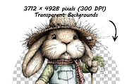 Valentine Farm Garden Animal Clipart, a Graphic by one-touch (Thumbnail 17 of 18)