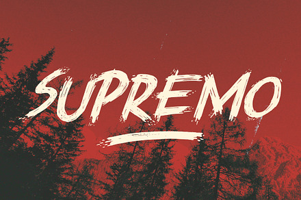 Supremo | Horror Font