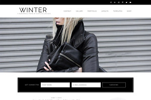 Winter Feminine Wordpress Blog Theme