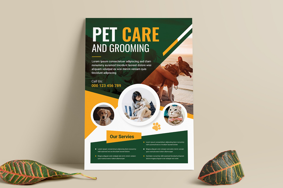 Pet Shop Flyer, a Flyer Template by Pixelpick (Photo 1 of 2)
