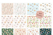 BUNDLE #1- Watercolor Patterns, an Animal Illustration by Flora+Bear (Thumbnail 4 of 10)