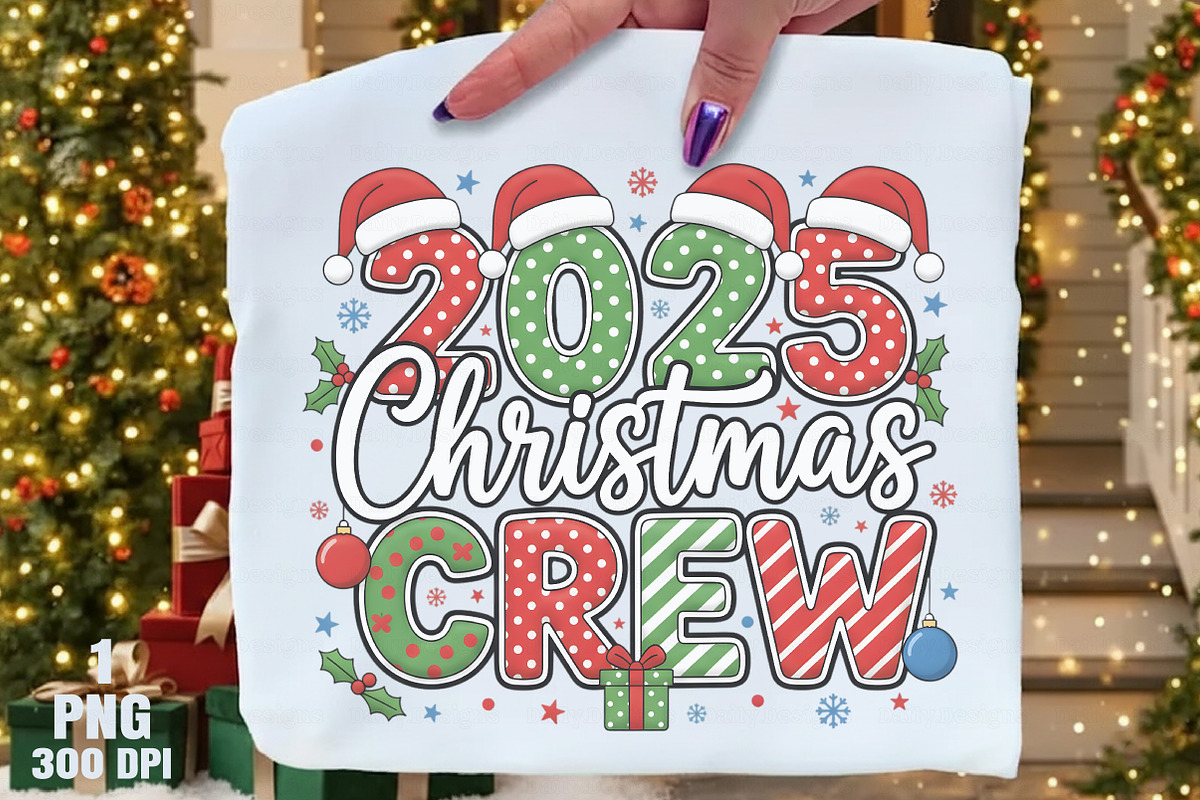 Christmas Crew 2025 PNG, an Illustration by Daily.Designs (Photo 10 of 10)