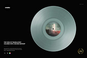 Translucent Vinyl Record Mockup, a Merchandise Mockup by creatsy5 (Thumbnail 1 of 7)