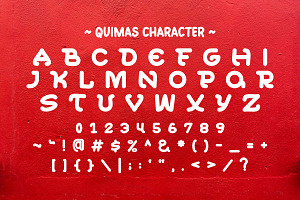 Quimas - Quirky Display Font