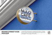 Round neon signboard mockup, a Product Mockup by eezo (Thumbnail 6 of 6)