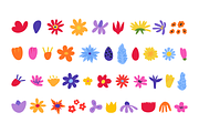 110 Colorful Floral Clipart, an Object Graphic by Zeukaa (Thumbnail 5 of 7)