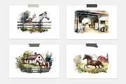 On The Farm Watercolor Collection, an Animal Illustration by artsy-fartsy (Thumbnail 8 of 11)