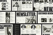 Newsletter Presentation Template, a Presentation Template by E-Type (Thumbnail 1 of 5)