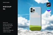 Phone Case Canva Mockup PNG Bundle, an iPhone Mockup by PrintStarXS (Thumbnail 7 of 11)