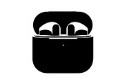 50 Wireless Earbuds Silhouette Icon, an Illustration by abu67222 (Thumbnail 5 of 51)