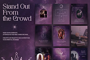 Purple Spiritual Instagram Posts, a Social Media Template by Under My Cozy Roof (Thumbnail 2 of 9)