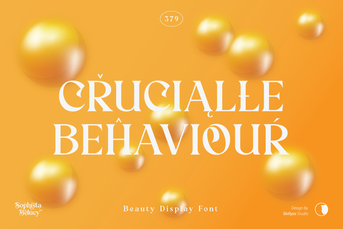Sophista Belucy Display Beauty Font, a Serif Font by Skillyas_Studio (Photo 3 of 12)