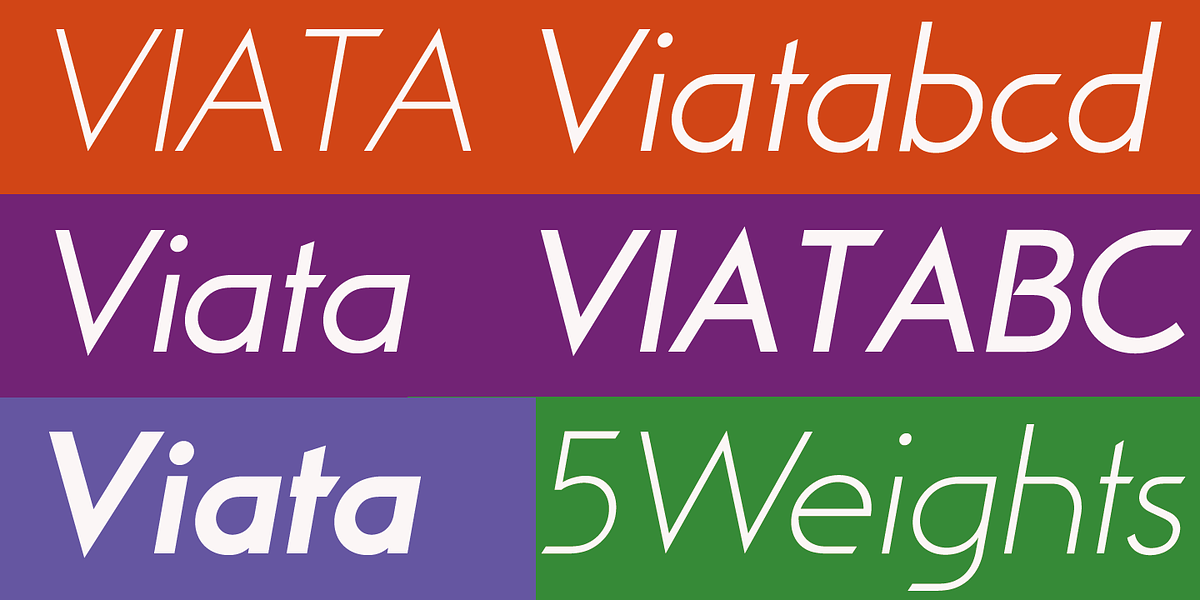 Viata, a Sans Serif Font by Wiescher-Design (Photo 6 of 6)