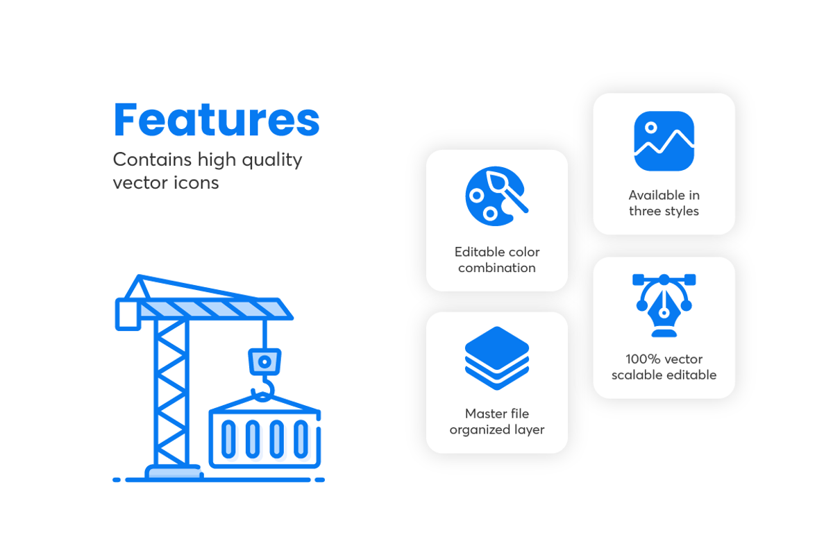 Logistics and Shipping Icons, a Duotone Icon by Brickclay (Photo 4 of 7)