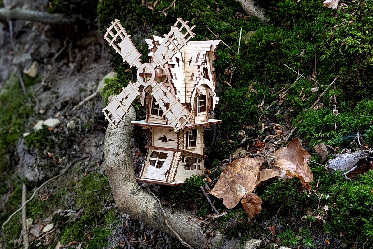 Abandoned Windmill - Laser Cut, an Object Graphic by VectorPainter (Photo 6 of 15)