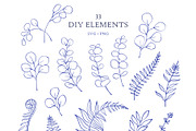 Blue&White. Chinoiserie inspired set, a Decorative Illustration by Liliia Polos Illustration (Thumbnail 12 of 13)