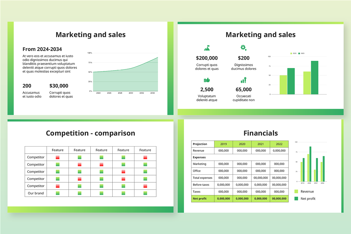 Pitch Deck Presentation Template, a Presentation Template by Hamocreate (Photo 5 of 6)