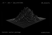 GEO_TERRAIN2 Vector Pack, a Background Graphic by codetoform (Thumbnail 10 of 14)