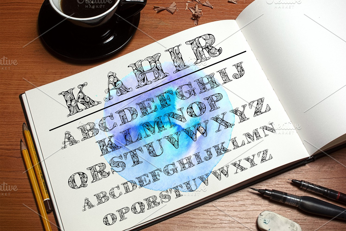 Kahir Font preview 3