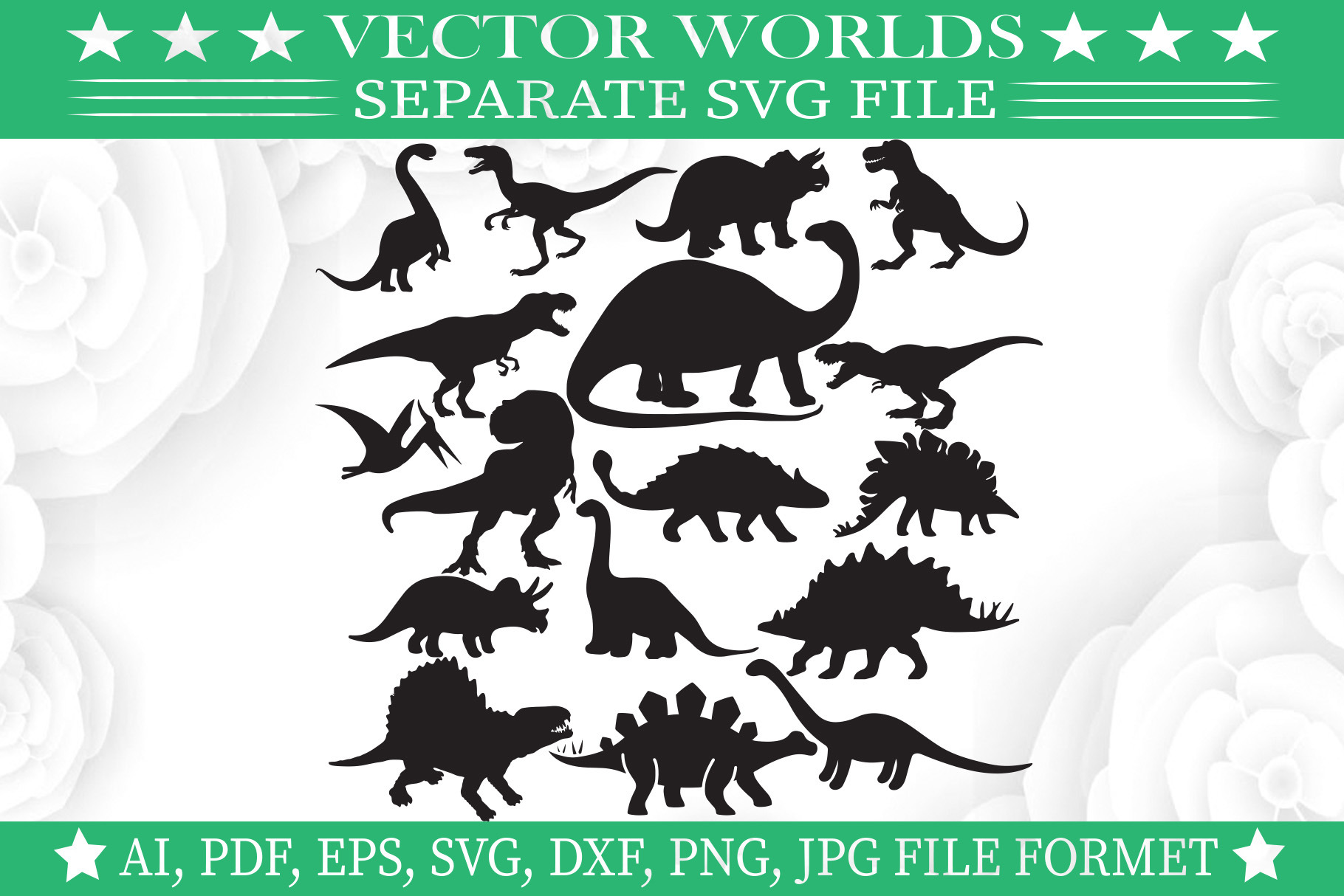 Dinosaur, Animal Svg,Png,, an Object Graphic by VectorWorlds