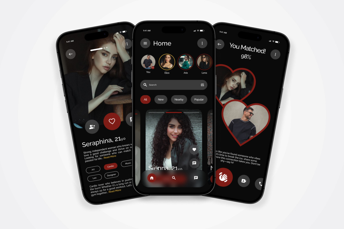 Datezy - Modern Social Dating App UI, an App Template by productype1 (Photo 4 of 5)