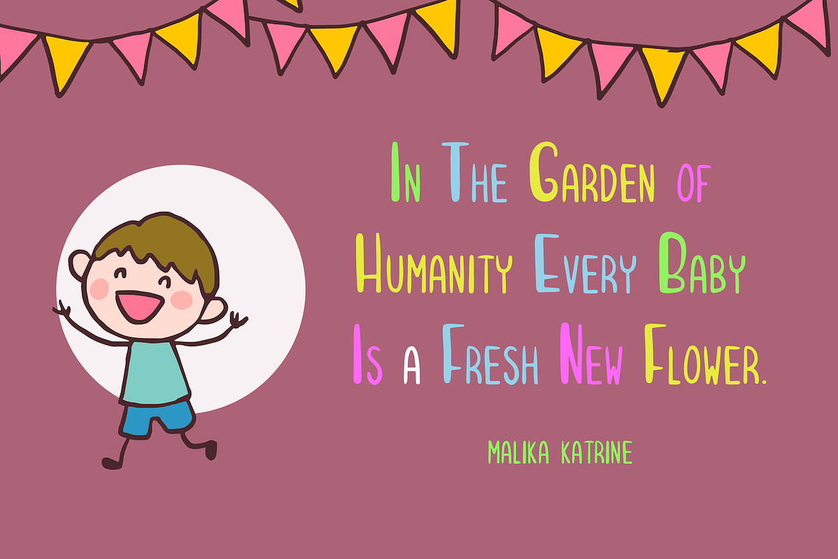 Playkidos - Playful Font preview 7