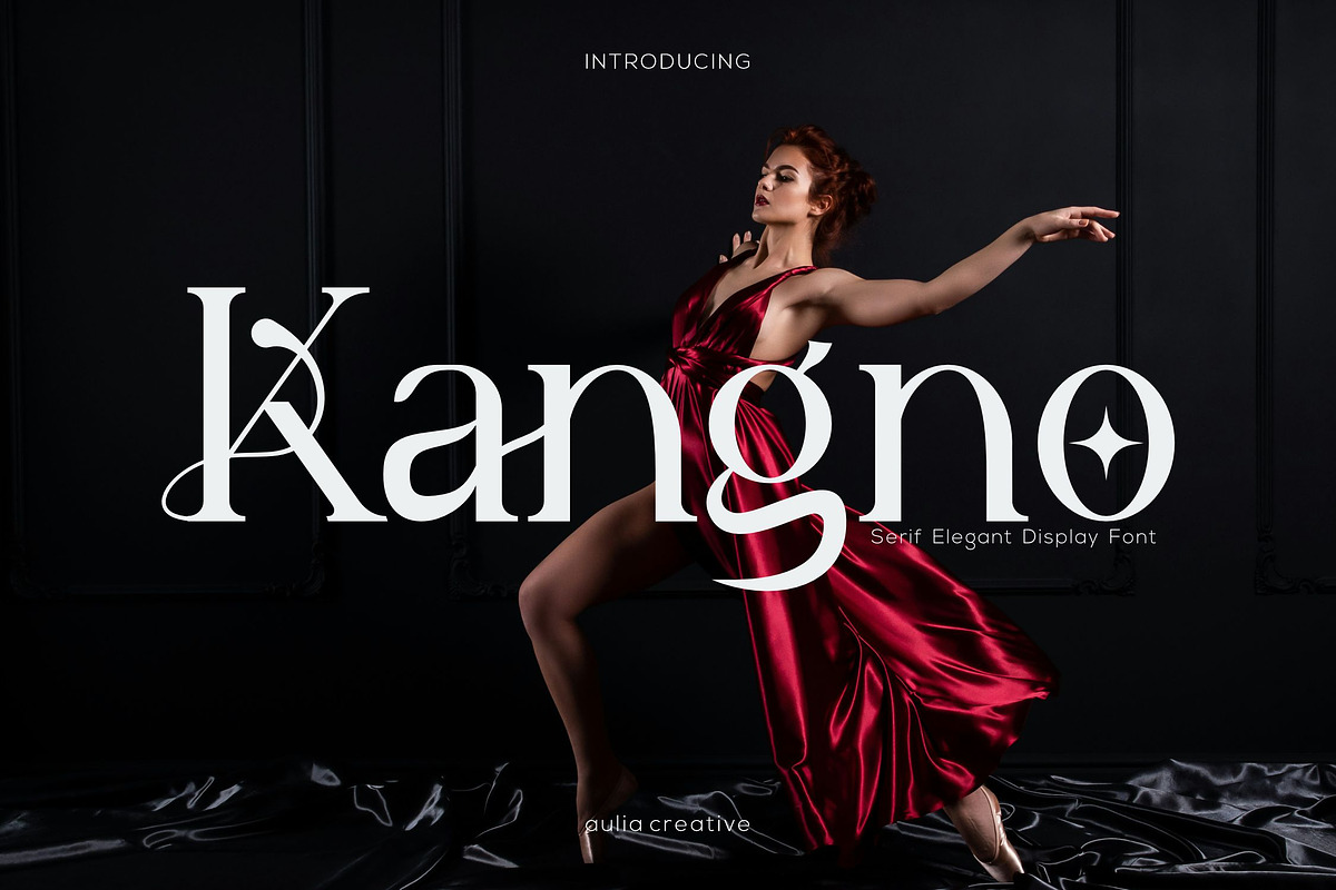 Kangno, a Serif Font by Auliacreative (Photo 1 of 9)