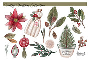 Country Christmas Clipart, an Object Graphic by FINEAPPLE (Thumbnail 3 of 6)