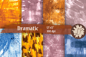 Dramatic abstract papers