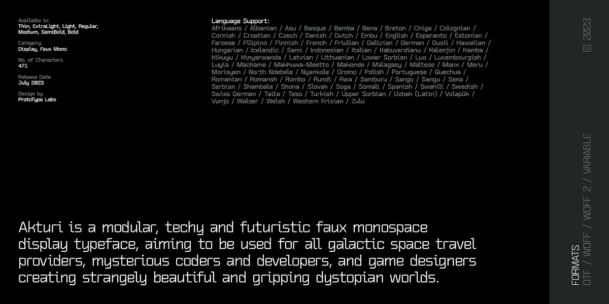 Akturi, a Sans Serif Font by ProtoType Labs (Photo 3 of 9)