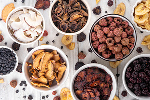 Freeze dried fruit berry, a Food & Drink Photo by Rimma