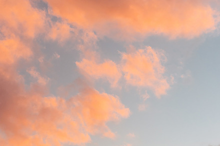Sunset sky full of clouds, a Nature Photo by rubenchase